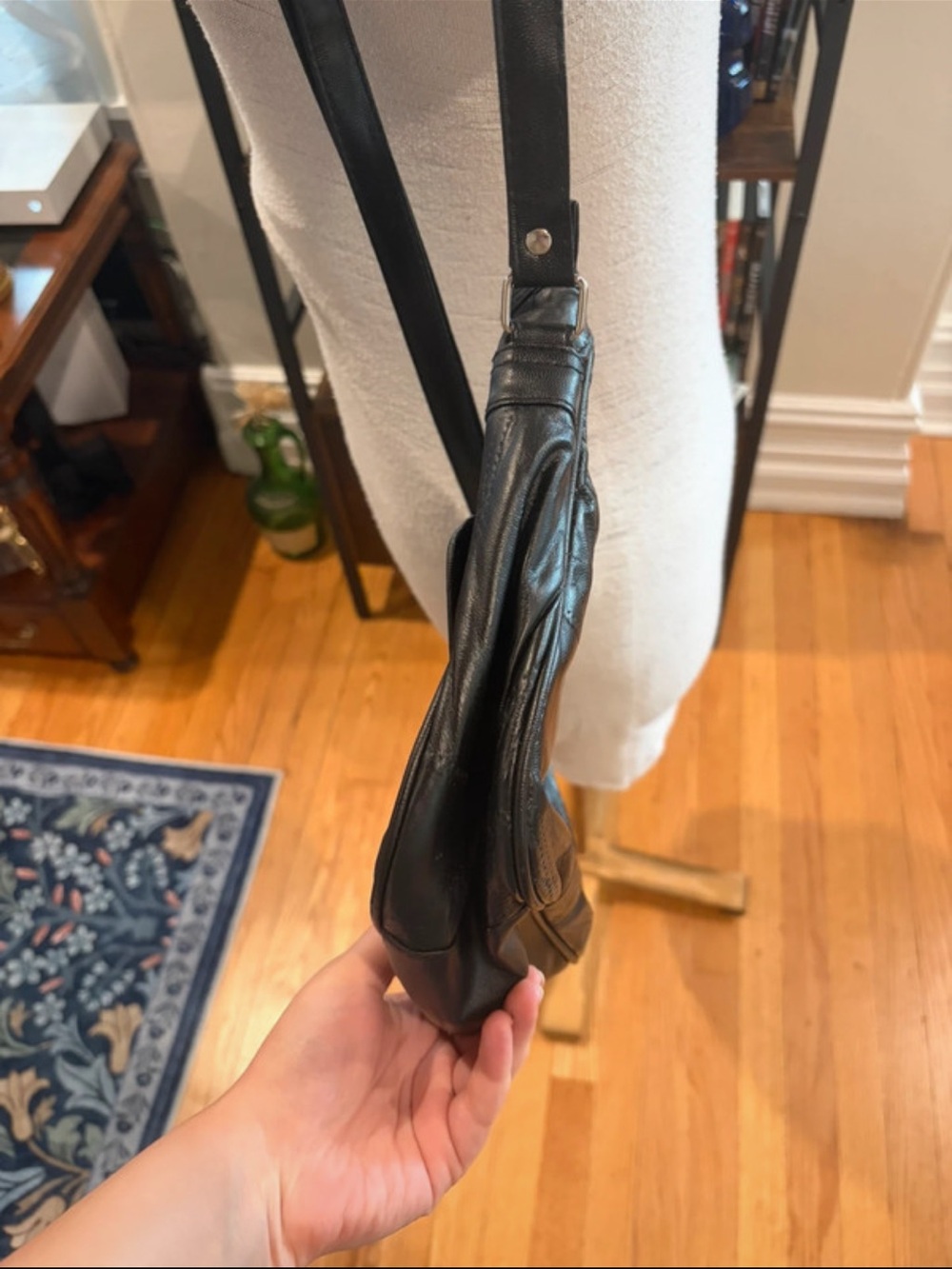Black patchwork bag - Picture 5 of 10